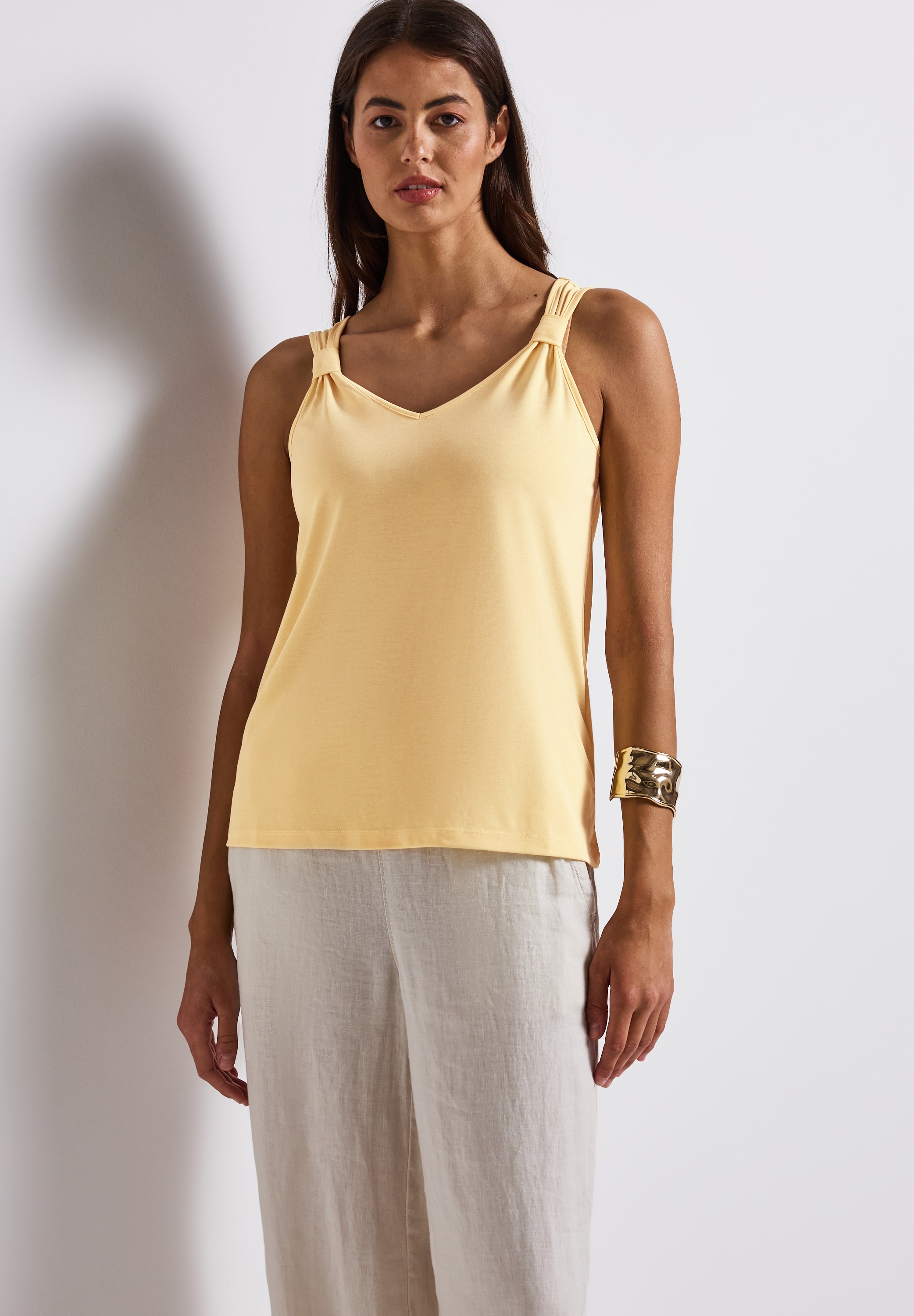 STREET ONE Shirttop mit Knoten