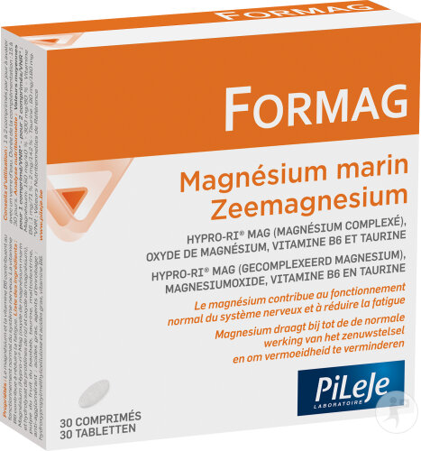 PiLeJe Formag Magnésium Marin Complément Alimentaire 30 Comprimés