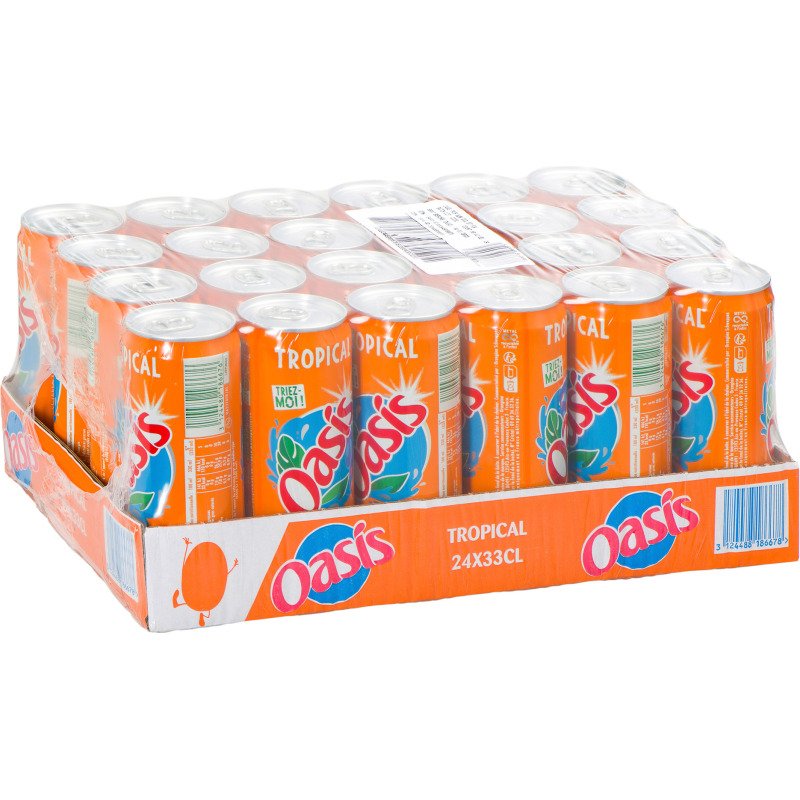 Oasis Tropical 33 cl - 24 canettes