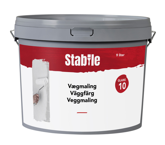 Vægmaling 10 modehvid 9 liter - Stabile