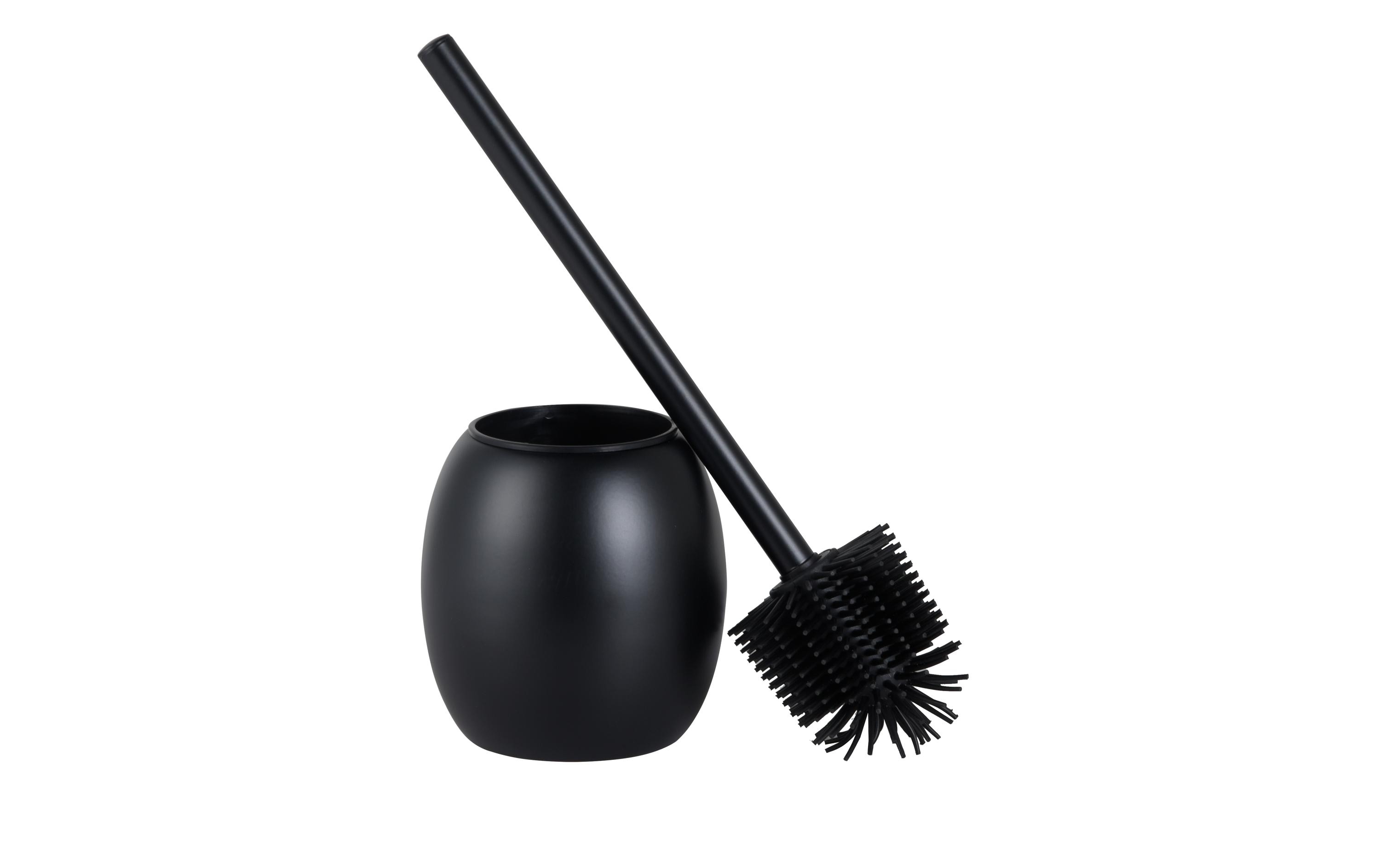 Toilettenbürste mit Gummikopf SchwarzWC-Bürste in zeitlosem Design