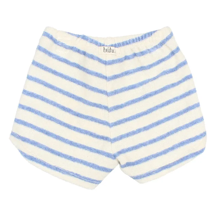 Búho Short Rayé Eponge | Bleu ciel