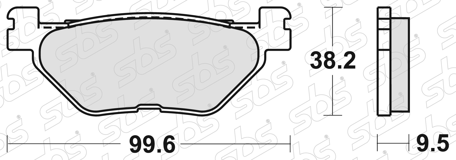 SBS - Plaquettes de frein 769 LS