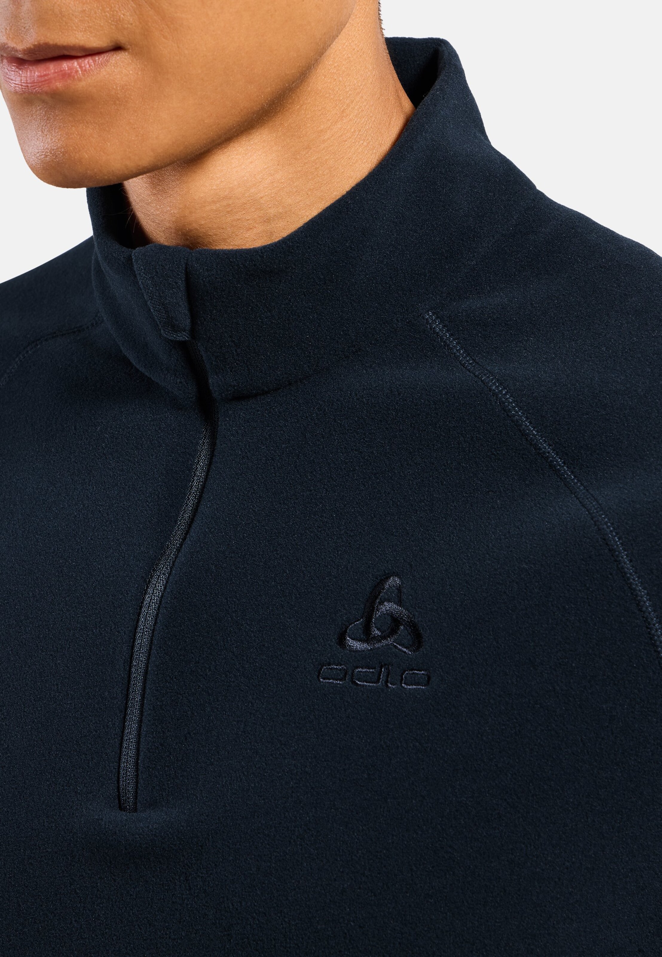 Rigi Mid Layer mit Halbreissverschluss in dark sapphire