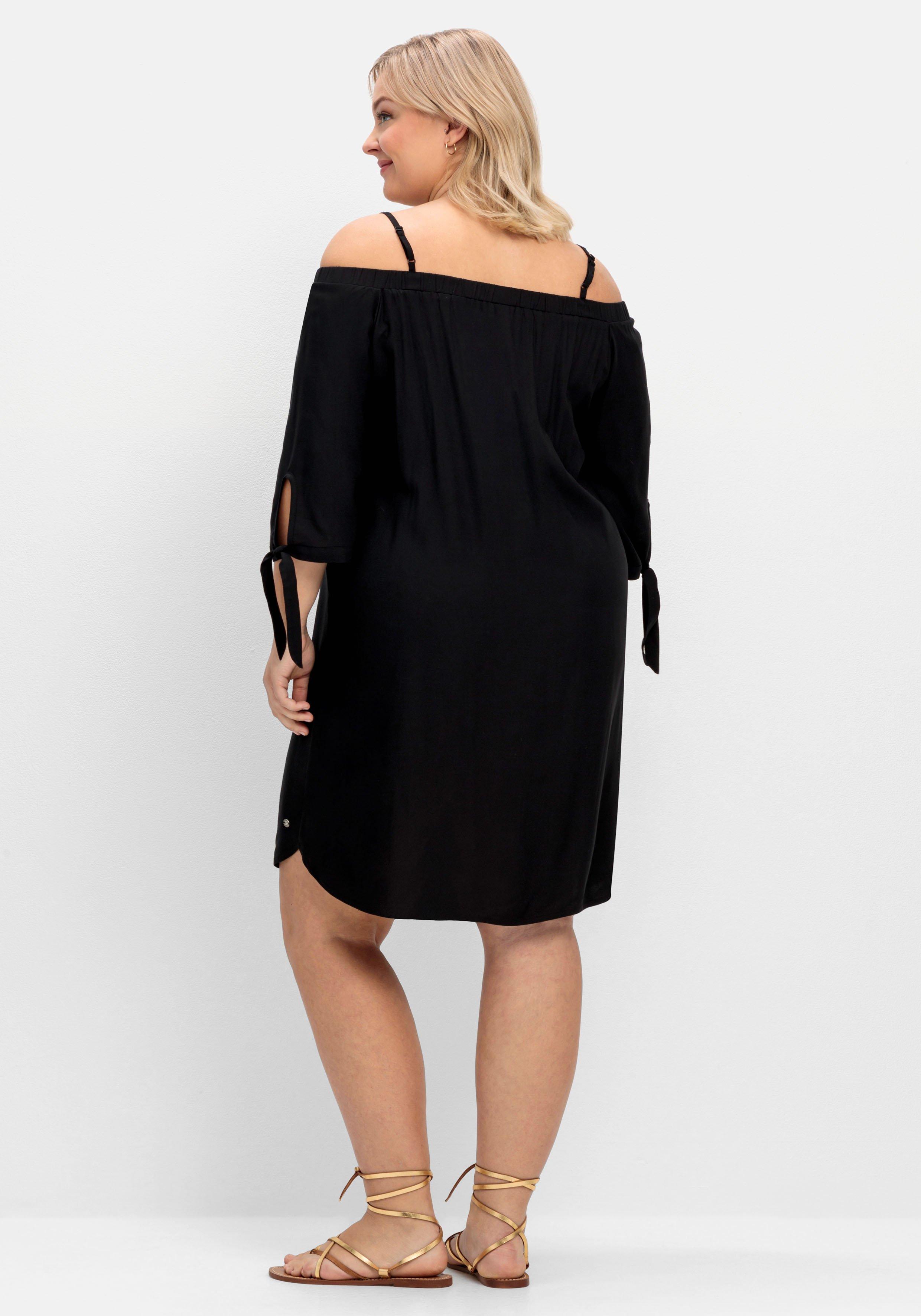 Longtunika mit 3/4-Ärmeln, im Carmen-Look