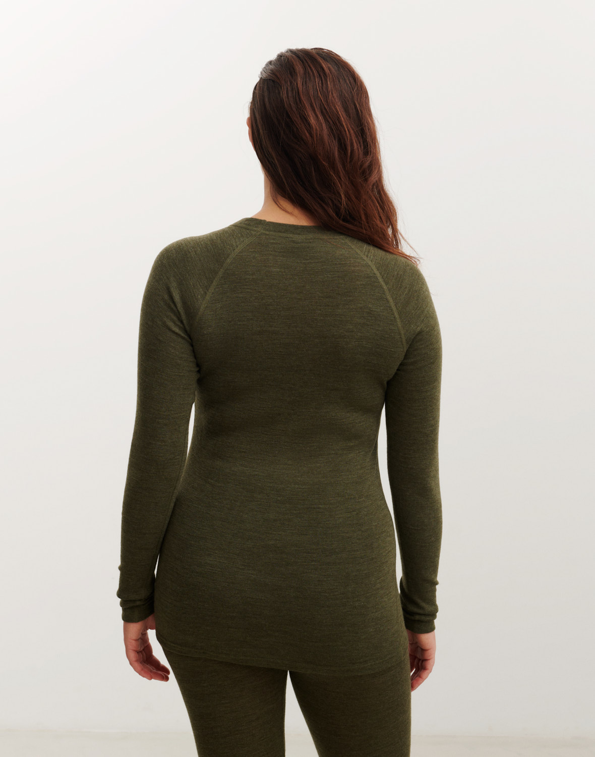 Shirt met raglanmouwen van merinowol voor dames