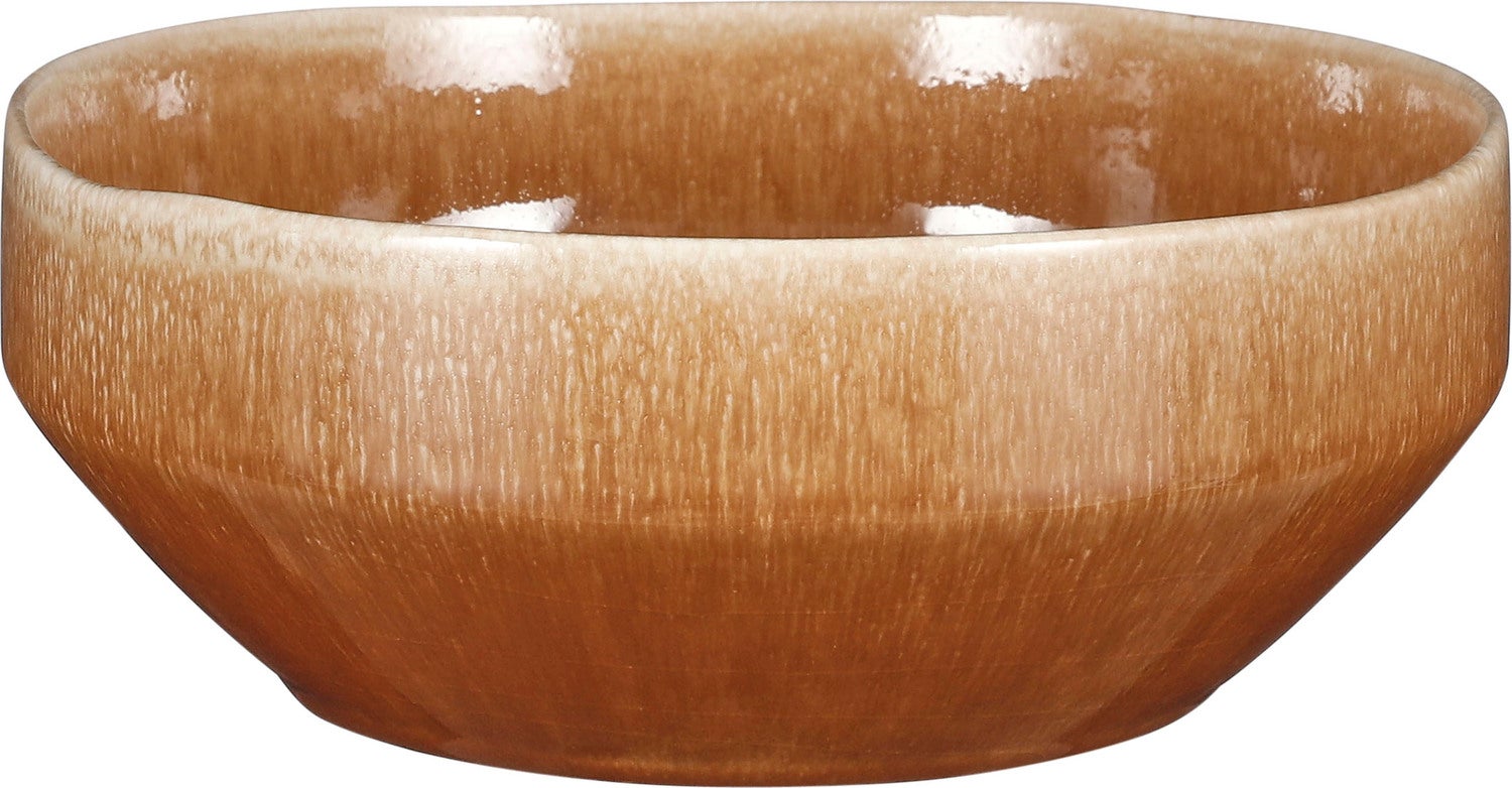 Mica Decorations pastaschaal Rhea lichtbruin D 22,5 H 9 cm