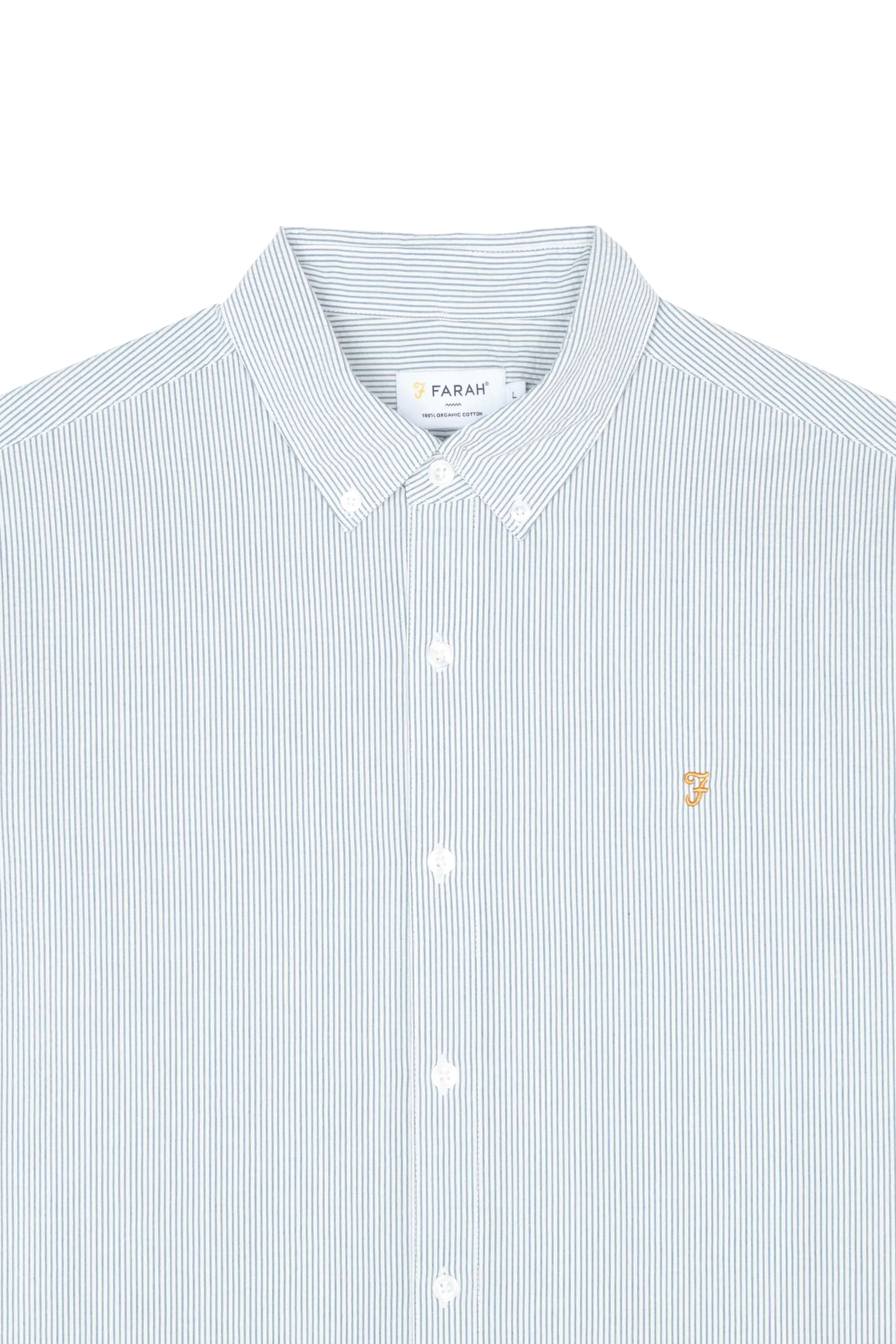 FARAH Chemise LEWIS  SEERSUCKER STRIPE Vert