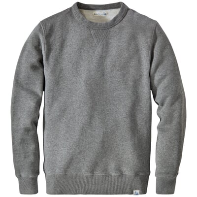 Herren-Sweatshirt, Graumelange