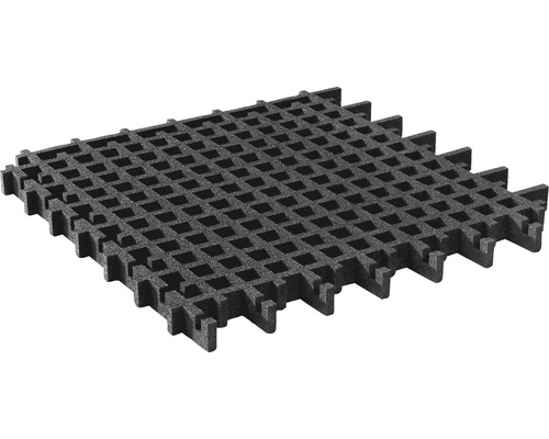 Valbeveiligingsmat/gazonrooster terrasoft 5 stuks 100x100x4,5 cm antraciet