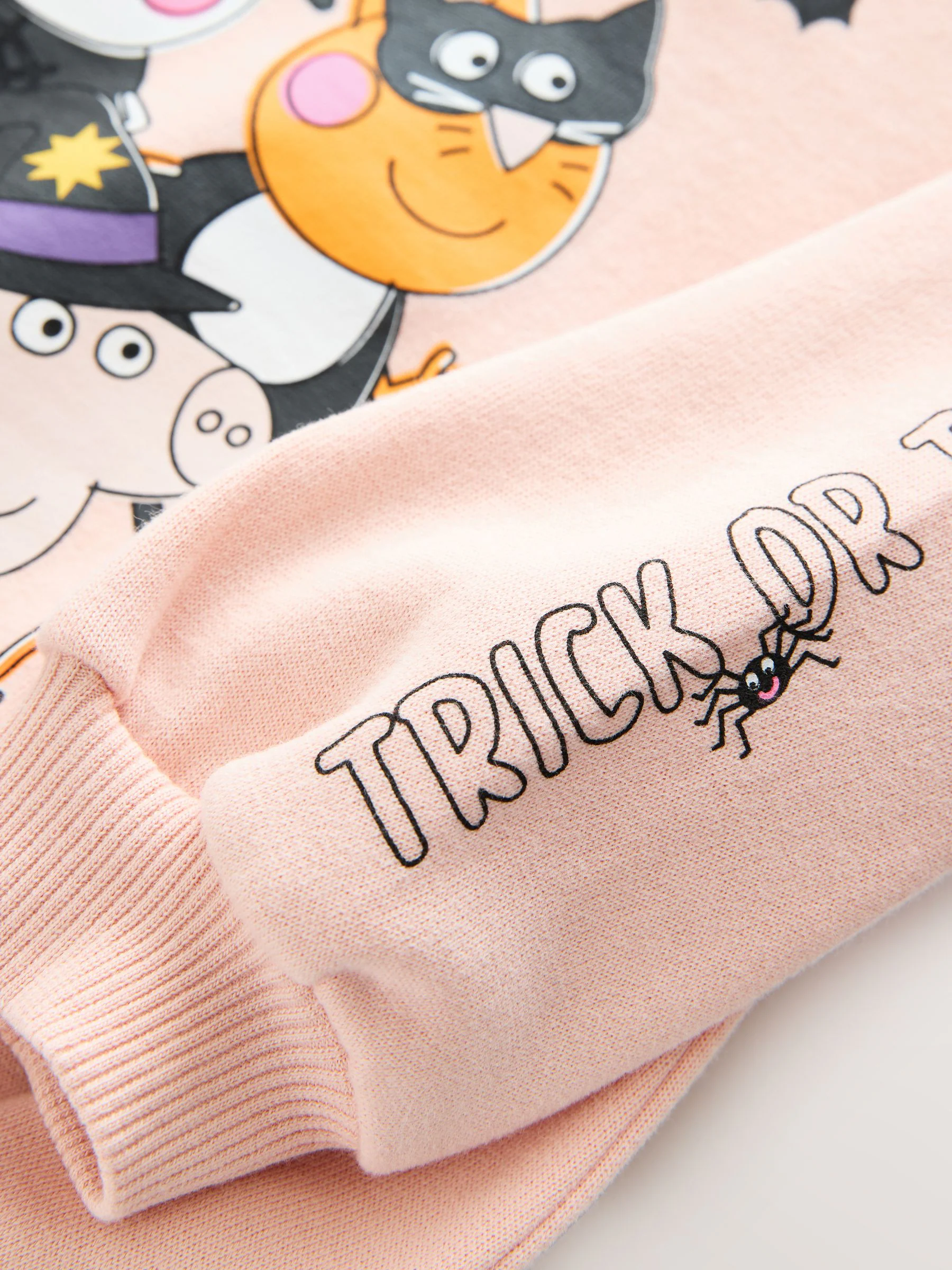 Roze Halloween - Peppa Pig-top en -tutu set (3mnd -7jr)