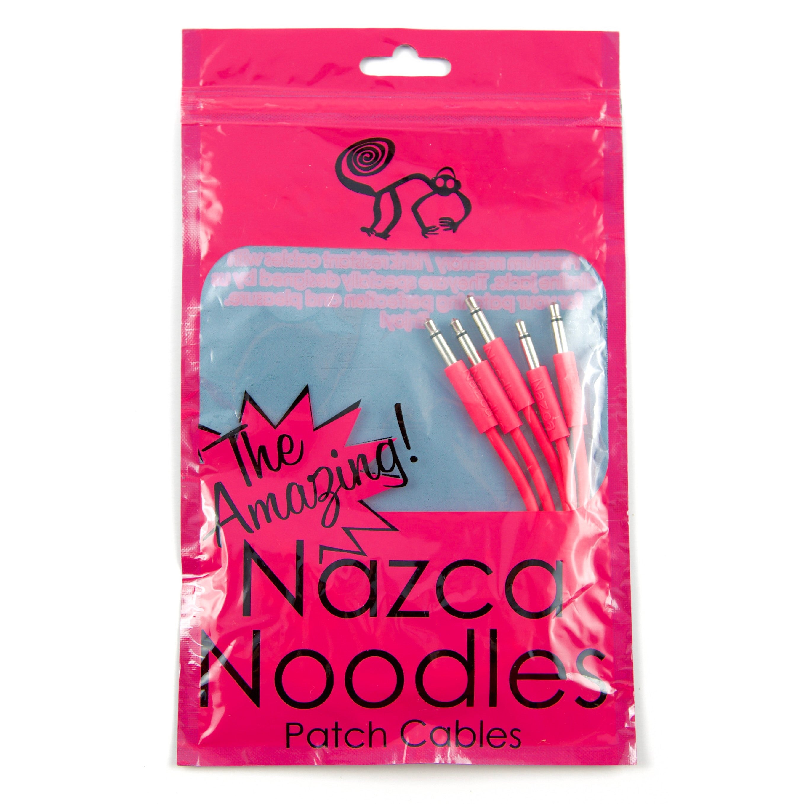Cre8audio Nazca Noodles Pink 25 cm patchkabels (5 stuks)