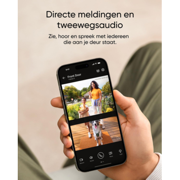 Eufy Video Deurbel E340 2 camera's Zwart Uitbreiding