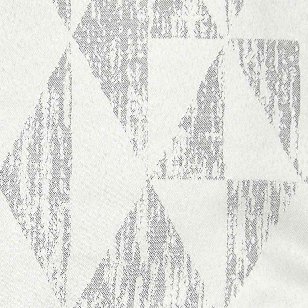 Rideau à oeillets jacquard
