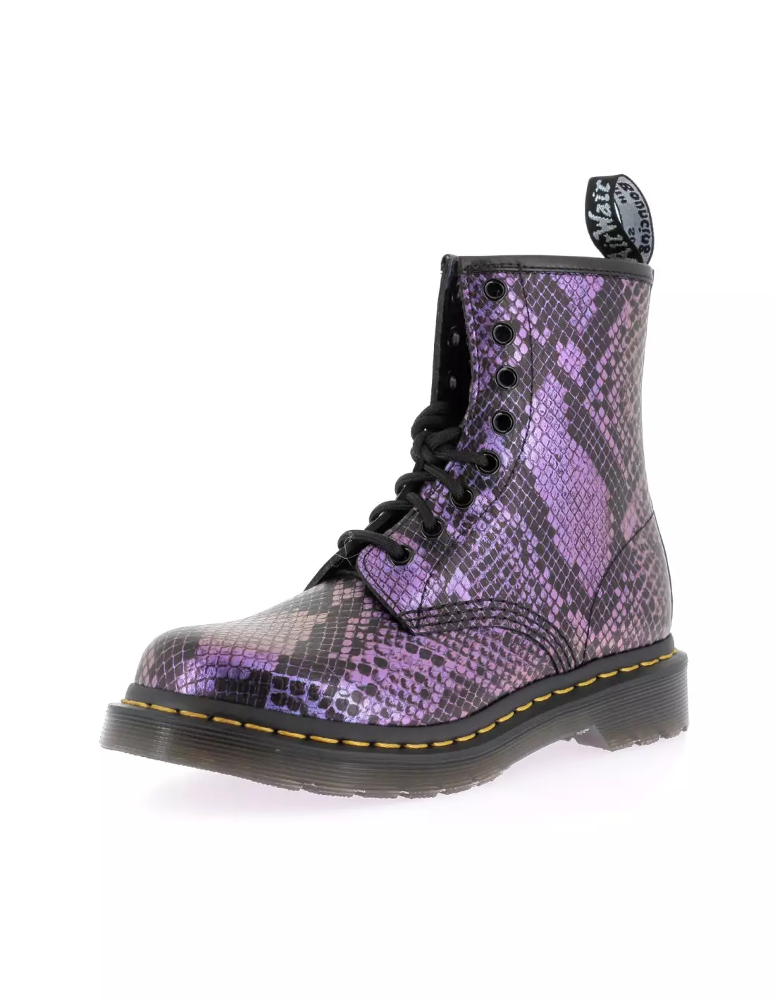 1460 PASCAL IRIDESCENT VIPER - Boots & bottines BLACKBLUEVIPERCROCEMBOSS