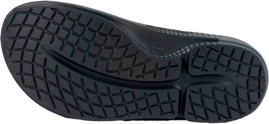 OOFOS OOahh Sport Slide Black Matrix