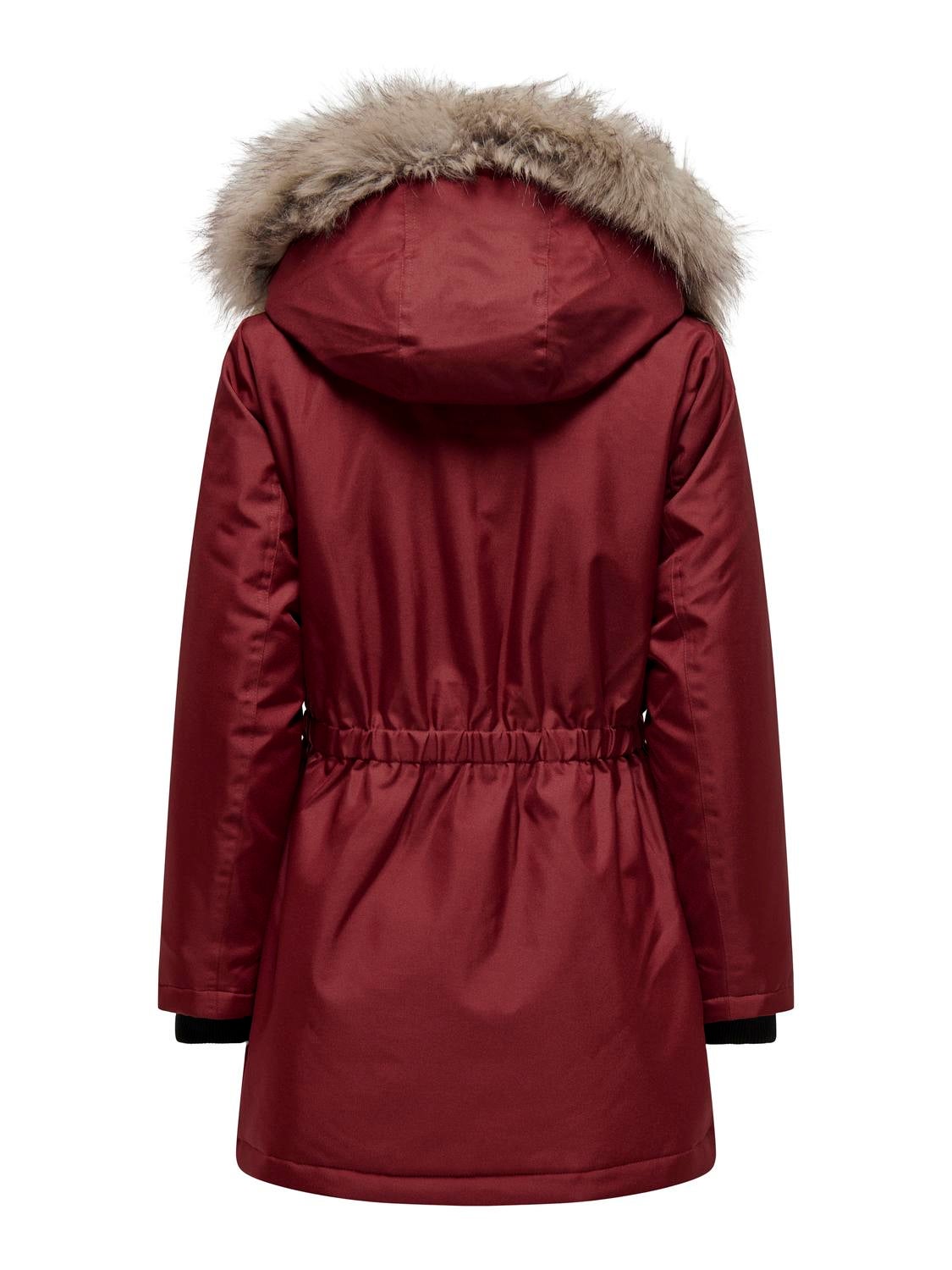 ONLIRIS Langer Parka Fired Brick