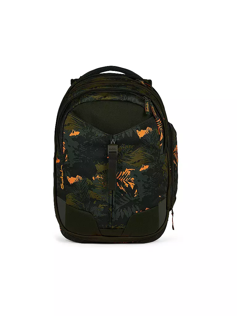 SATCH Schulrucksack Match Jurassic Jungle dunkelgrün