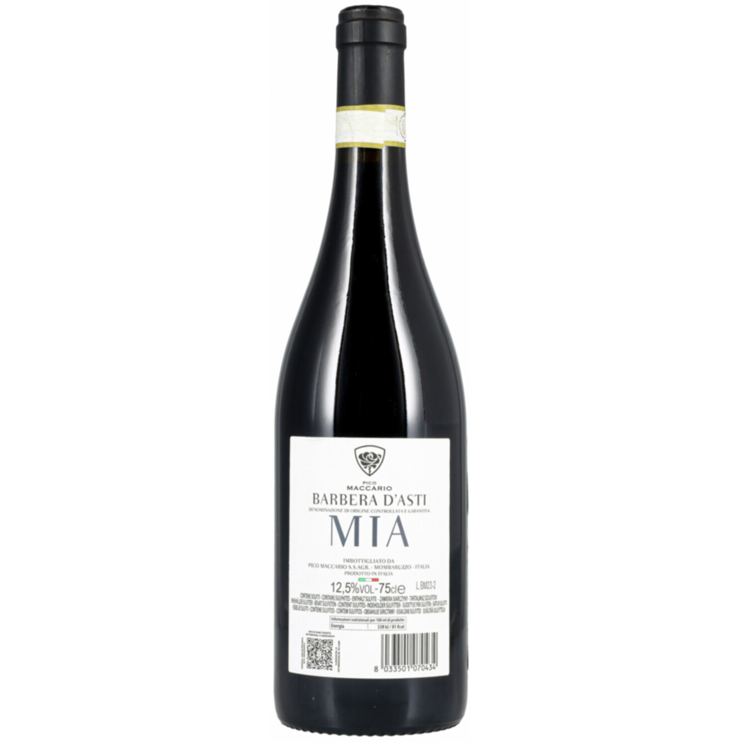 Barbera d'Asti DOCG MIA Pico Maccario -75cl