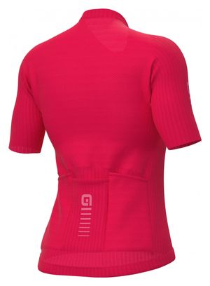 Maillot Manches Courtes Femme Alé Silver Cooling Rose