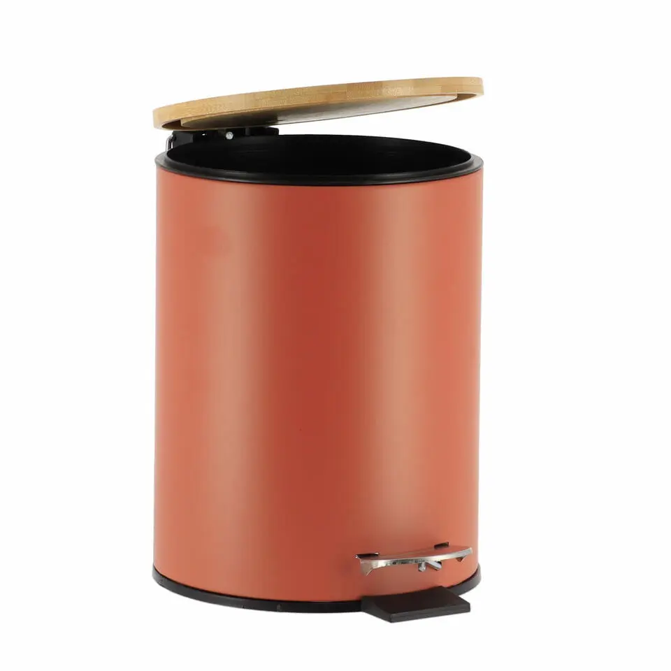 Tendance Badkamer prullenbak Bamboo vibe - soft close - 3 ltr