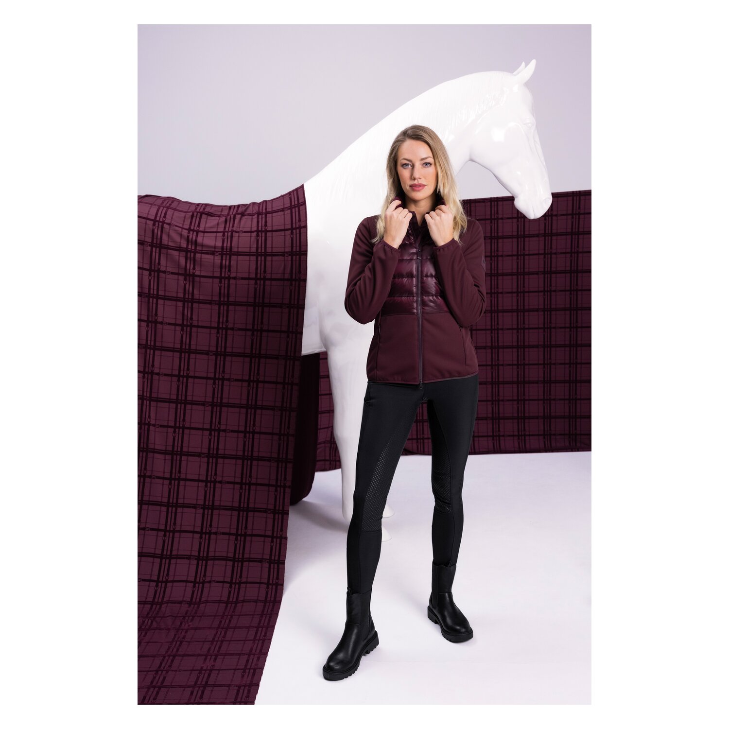 PIKEUR Grip-Gesäßeinsatzhose - black - 46