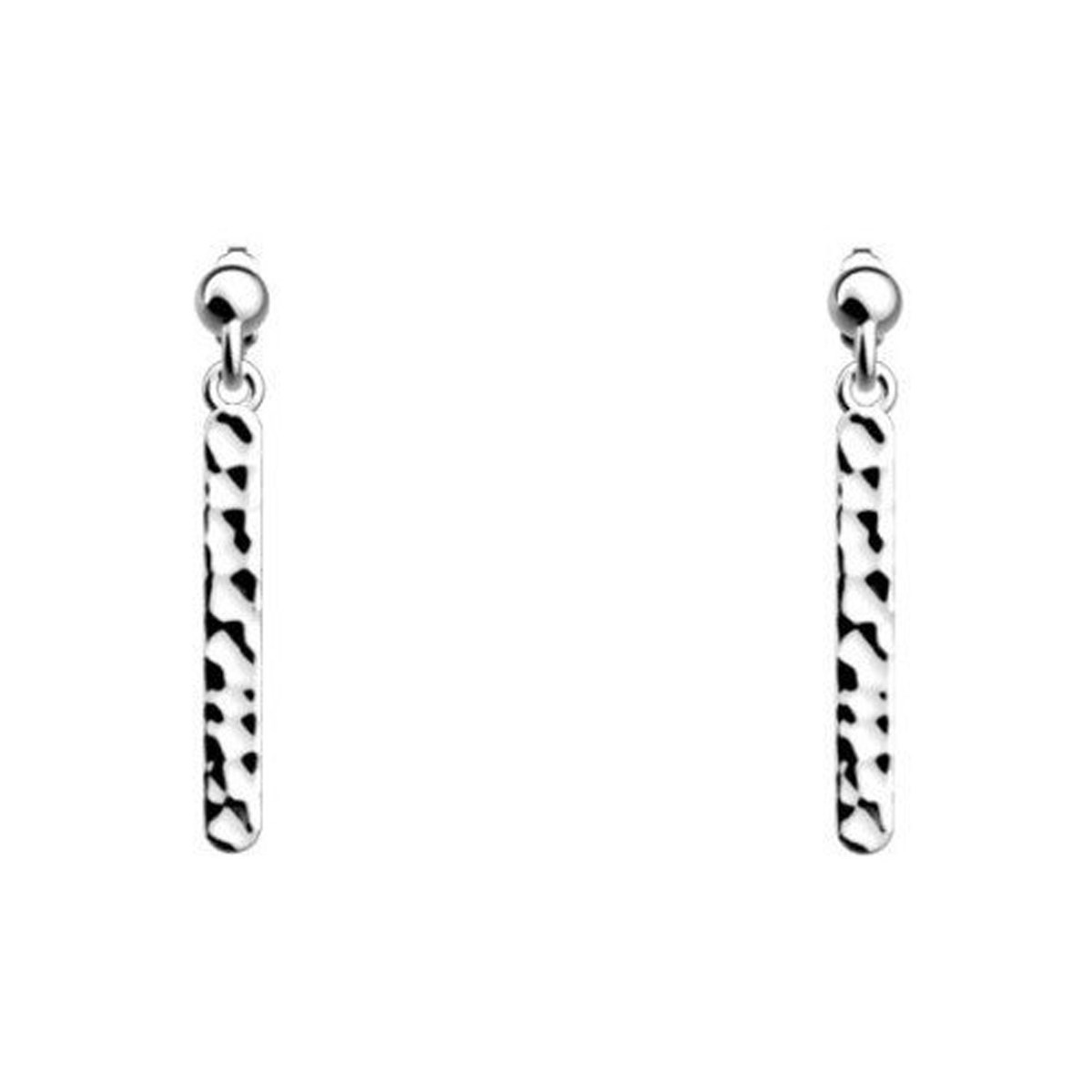 Boucles d'oreilles Les Georgettes Pure argentées25mm