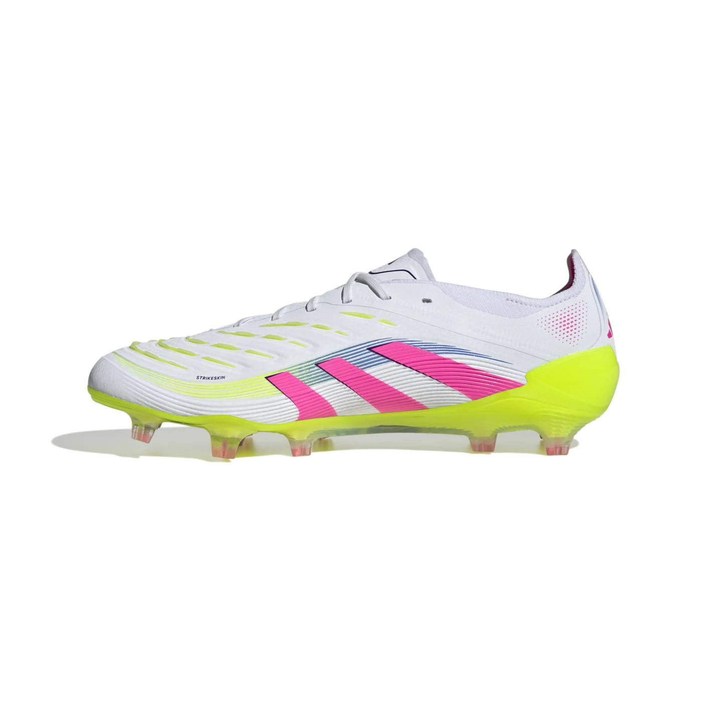 Adidas Predator Elite Gras Voetbalschoenen (FG) Wit Roze Neongeel