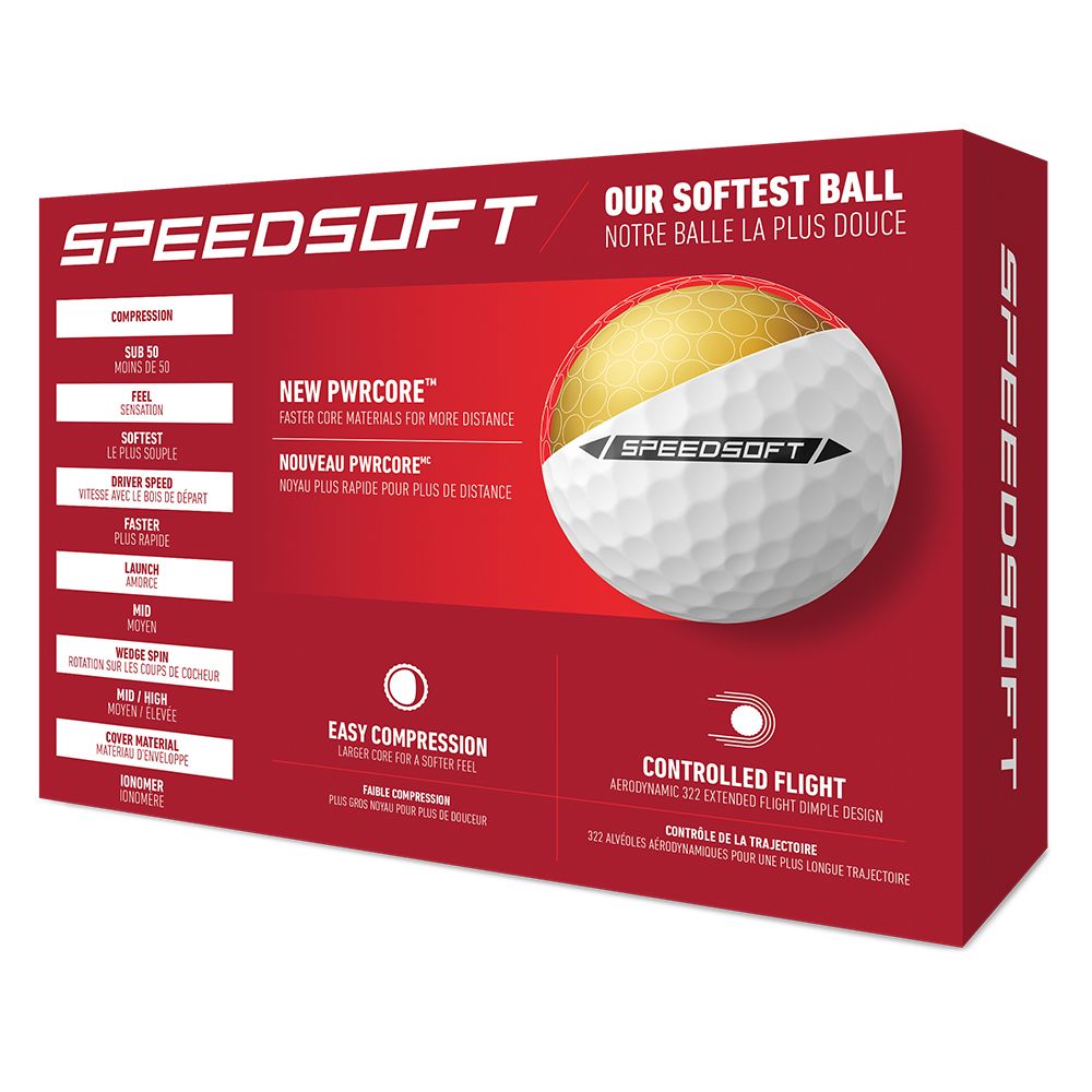 SpeedSoft Golfball Hvit