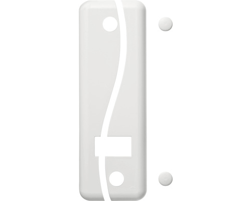 Afdekplaat Duo Schellenberg 53502, 10,5 cm, wit
