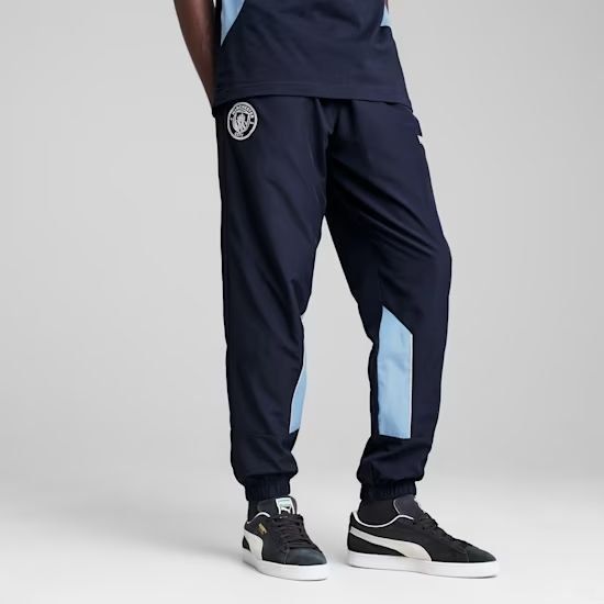 MCFC ftblARCHIVE Pant PUMA Navy-Team Light Blue