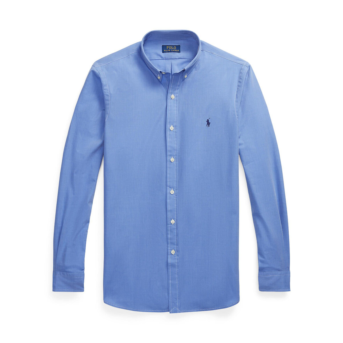 POLO RALPH LAUREN<br>Camisa de popeline elástica, corte slim