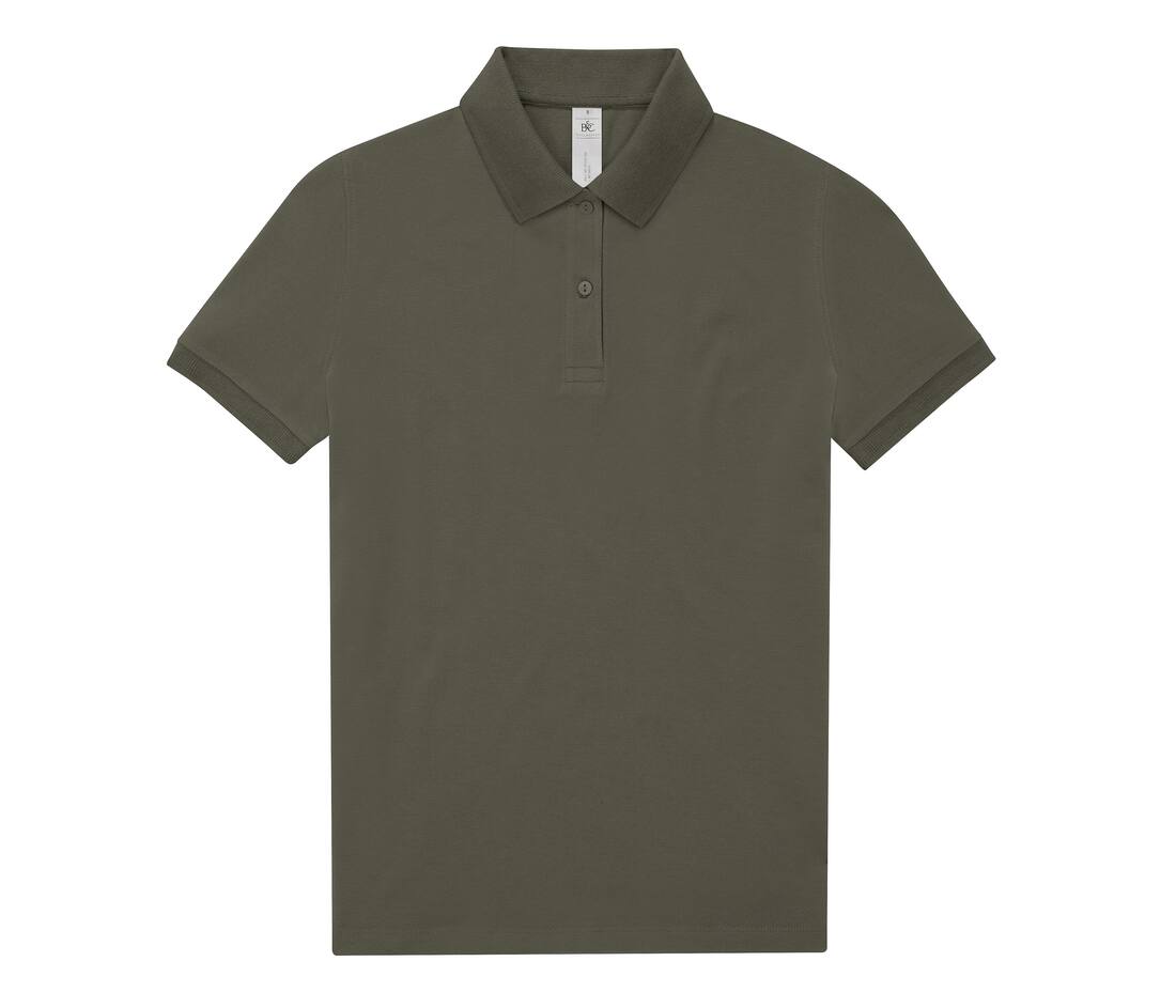 B&C BCW461 - Polo Femme Élégant en Coton Pré-Rétréci