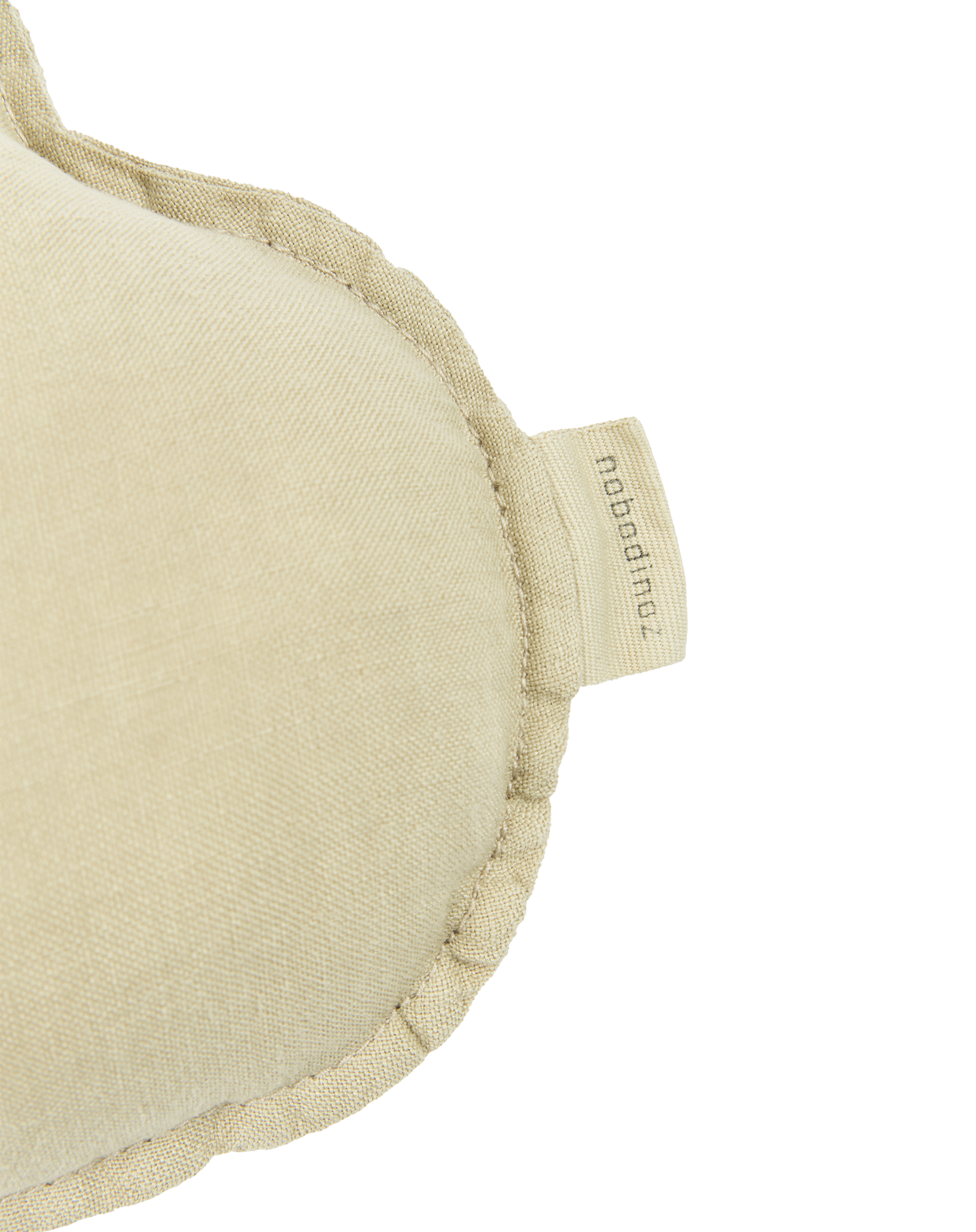 Coussin nuage l1n0 en lin français lavé | Beige