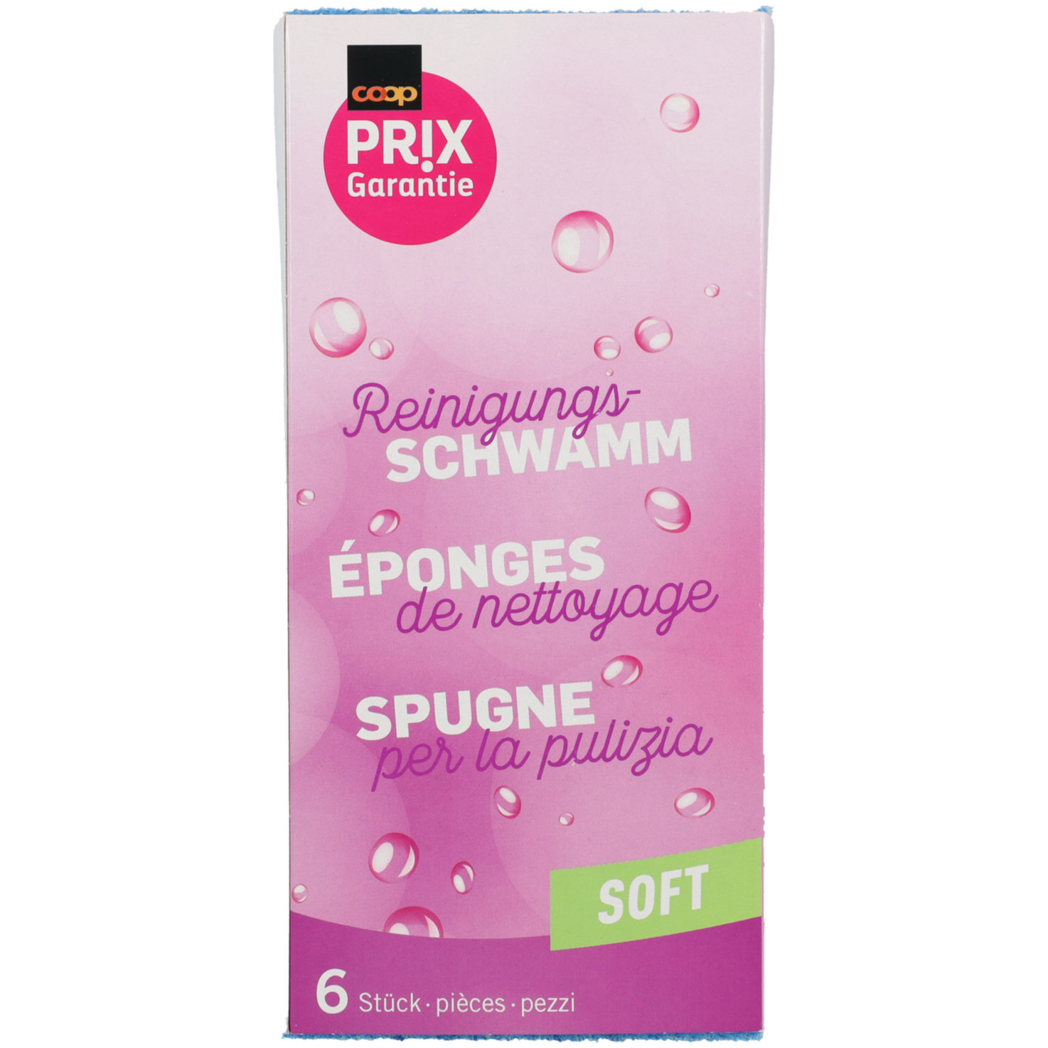 Prix Garantie Schwamm Soft 6 Stück