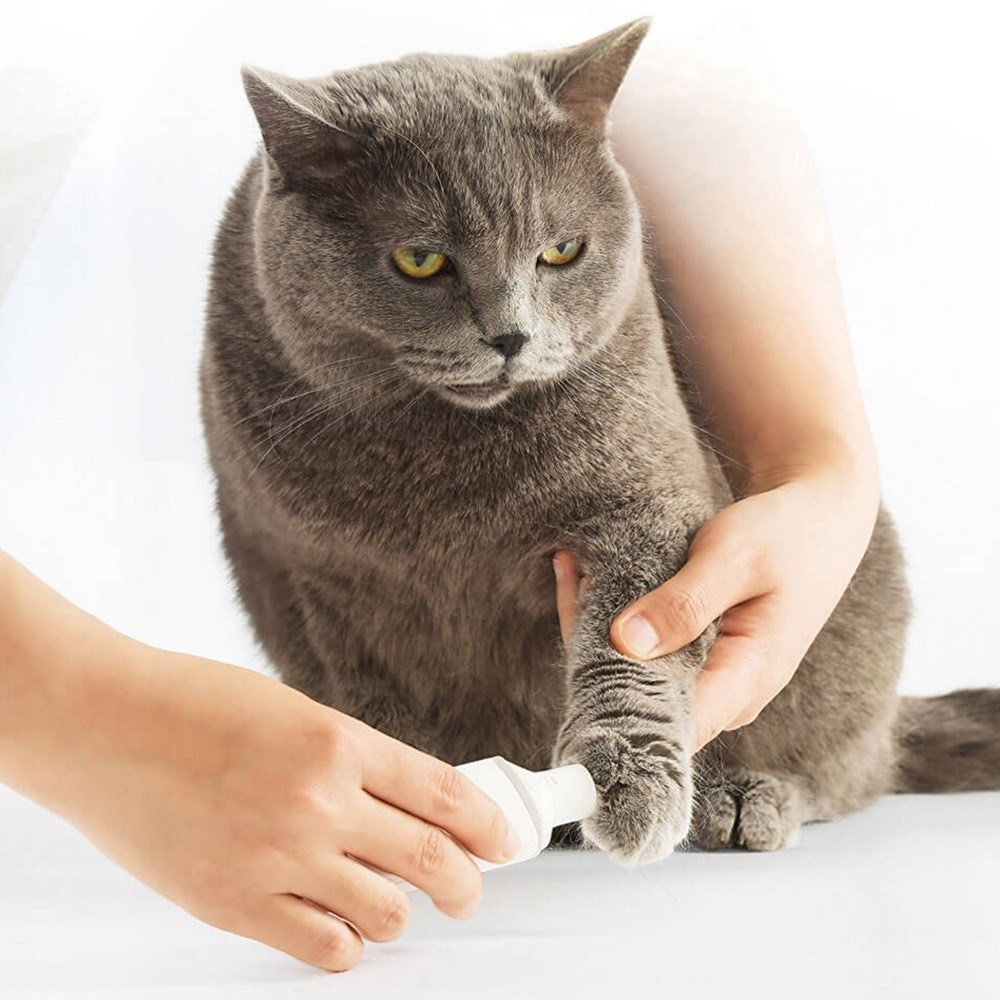 Pawbby Elektrische Krallen Feile Haustier Nagel Trimmer für Hunde / Katzen - Weiss