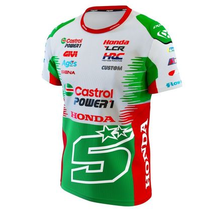 T-Shirt manches courtes Ixon DUAL ZL 25 - Vert / Blanc