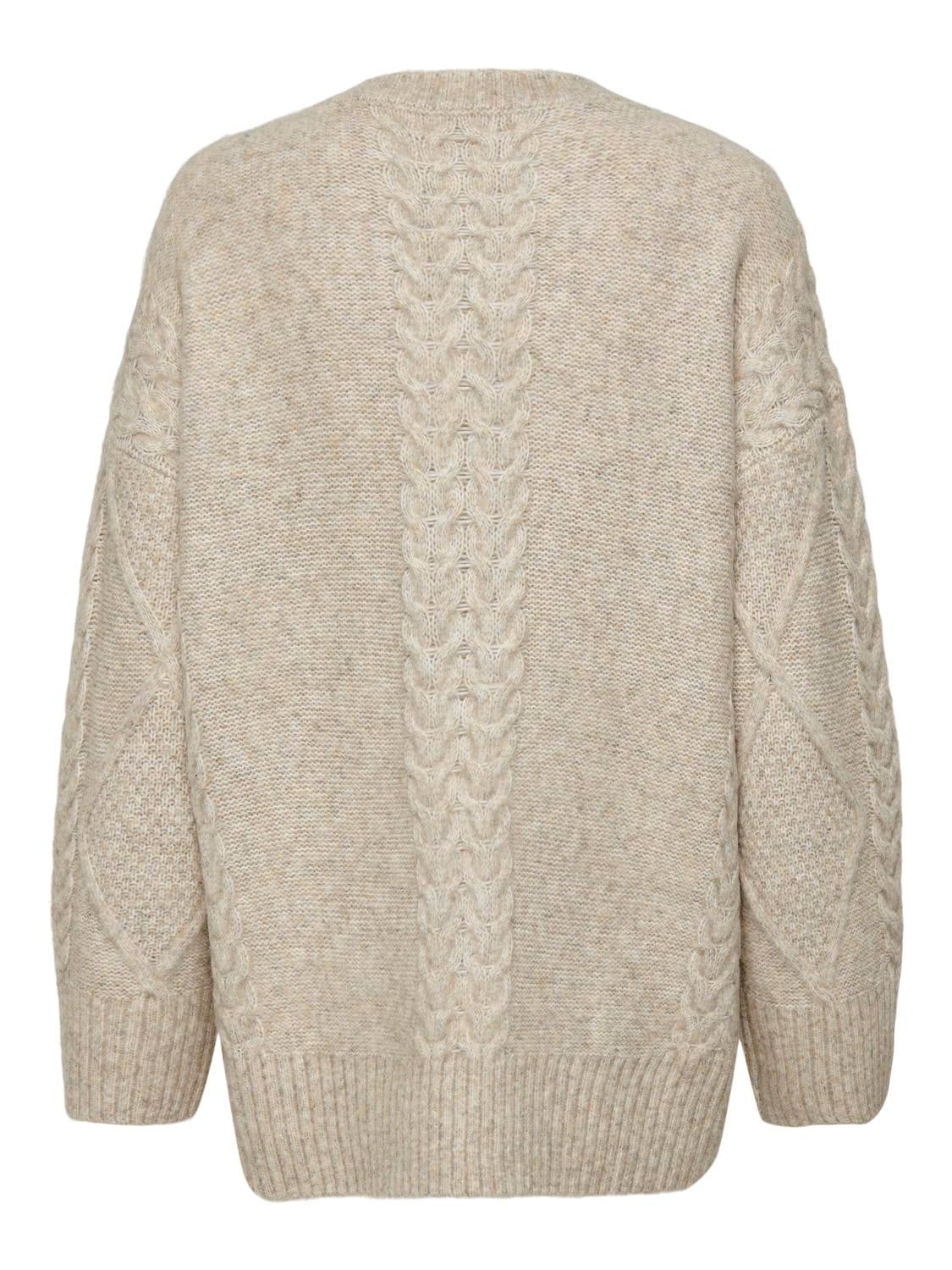 JDYSILJA Strickpullover Oatmeal