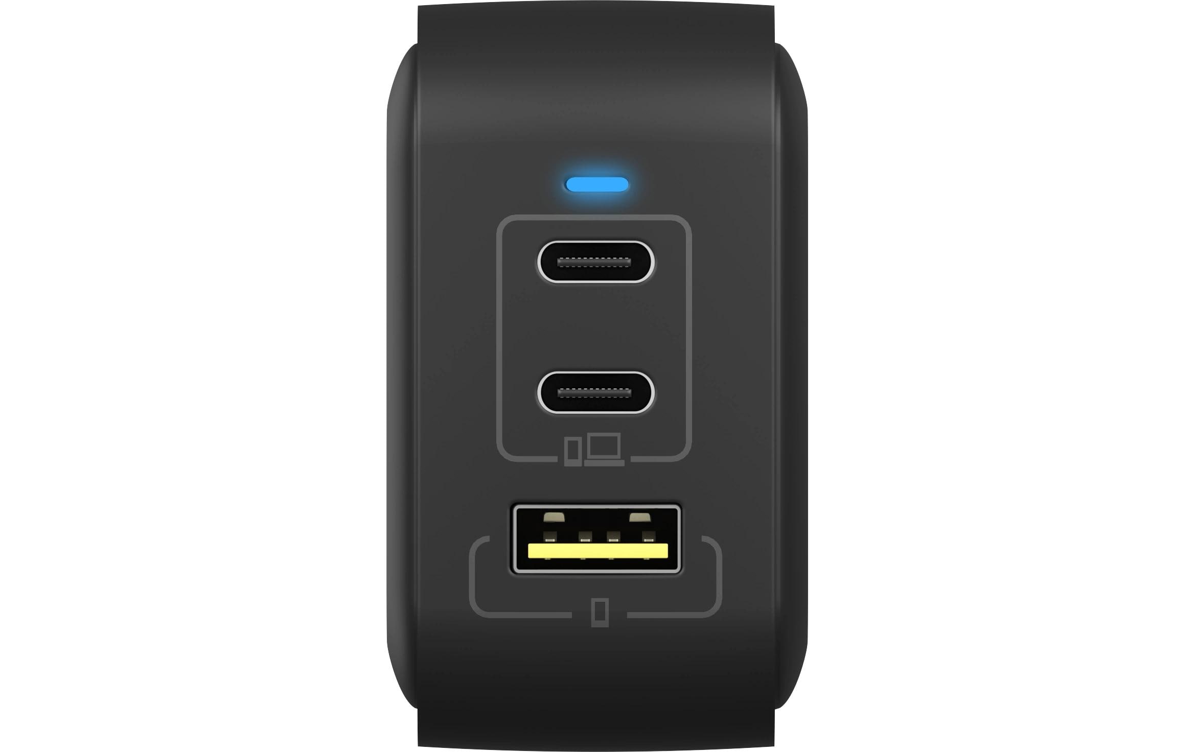 USB-Wandladegerät IB-PS1030-PDGaN Wandladegerät mit 65 W Power Delivery und Schnellladefunktion