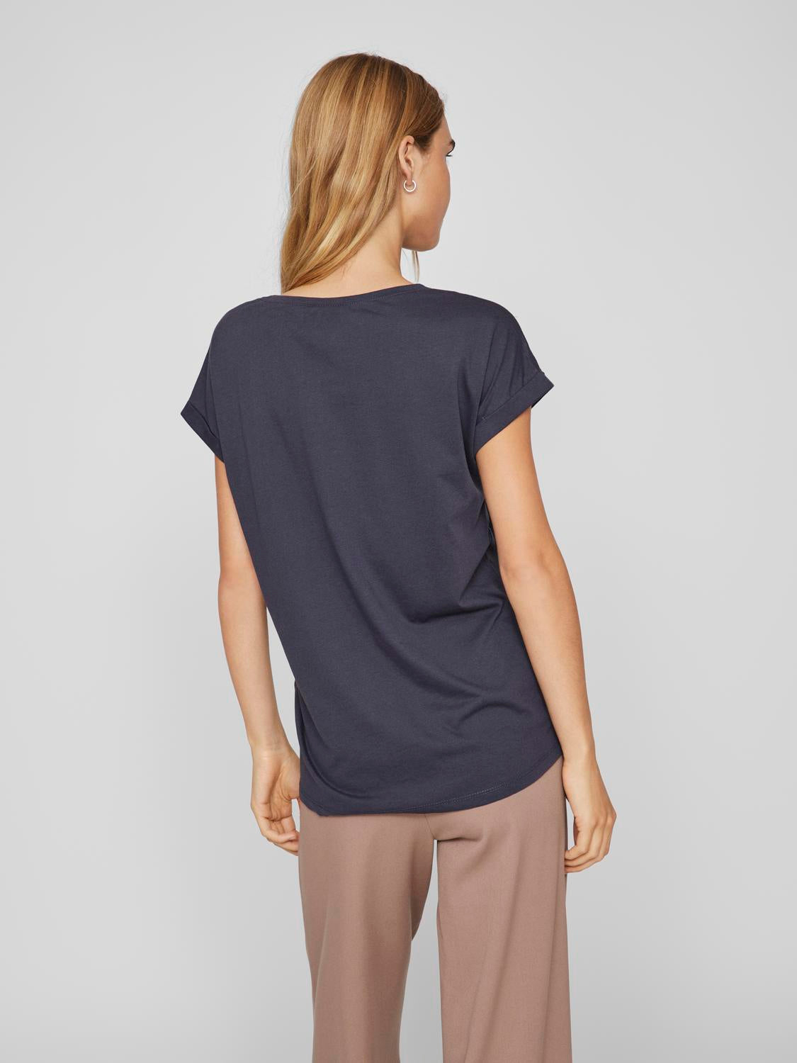 Vila  Vidreamers New Pure t-shirt - Total Eclipse