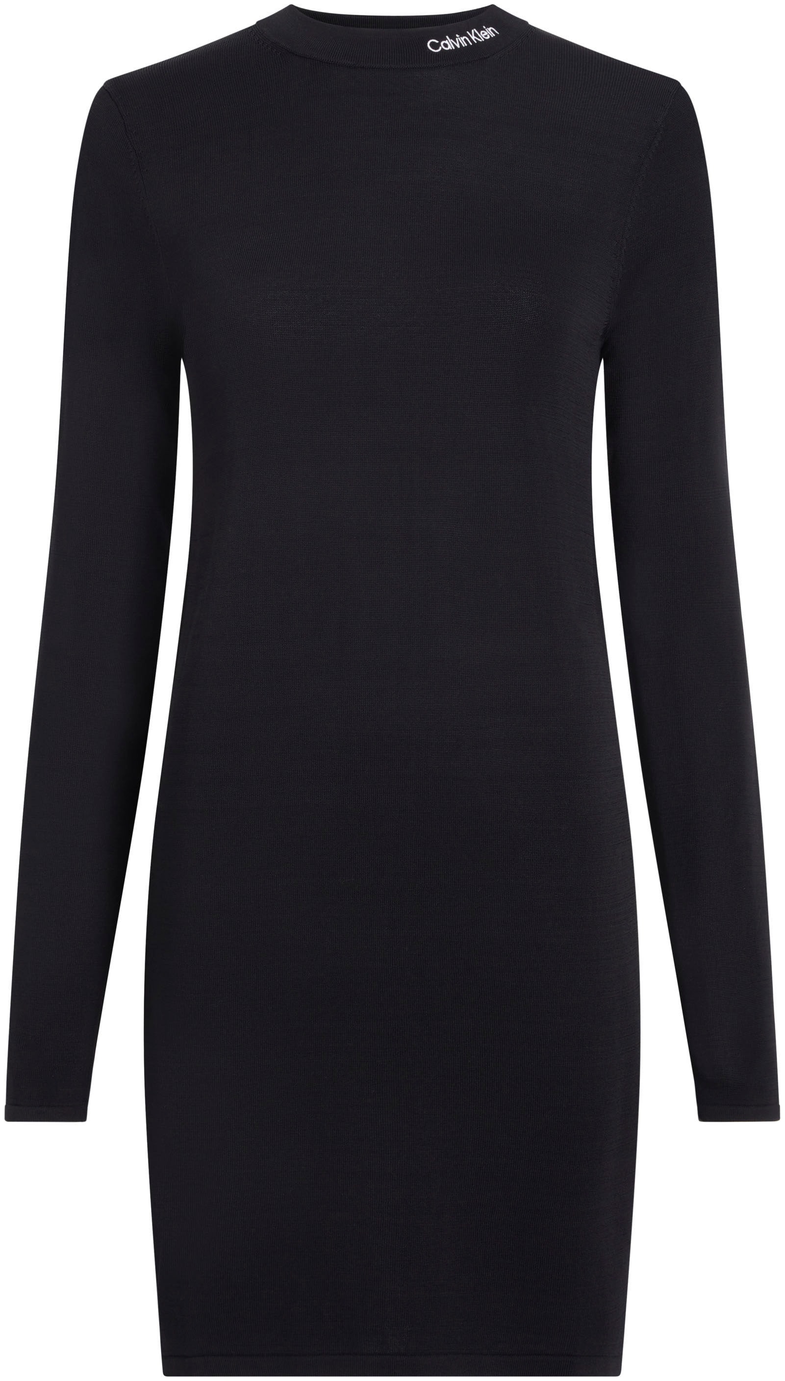 Calvin Klein Jeans Maxikleid »SMOOTH YARN SWEATER DRESS« mit Logodruck