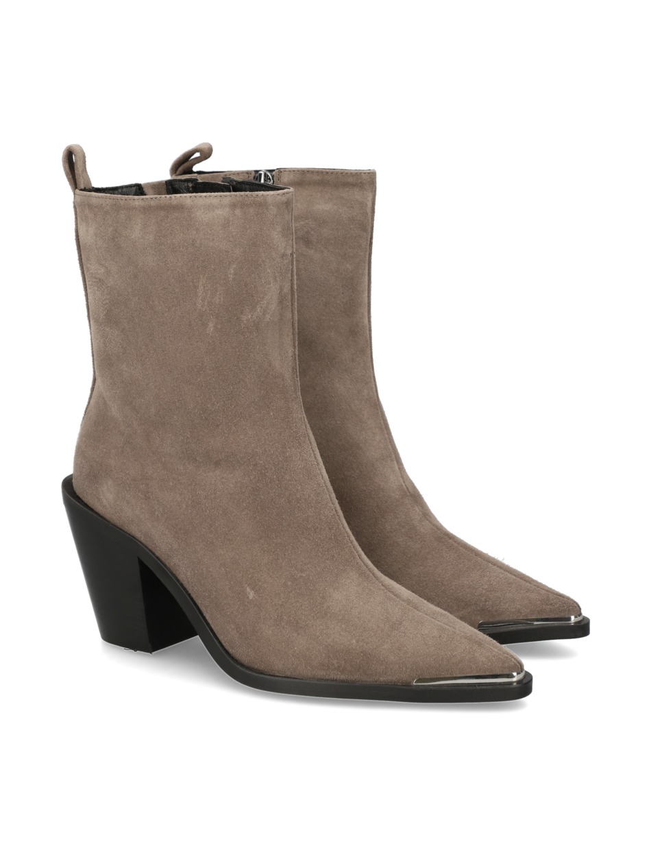 Veloursleder Stiefelette