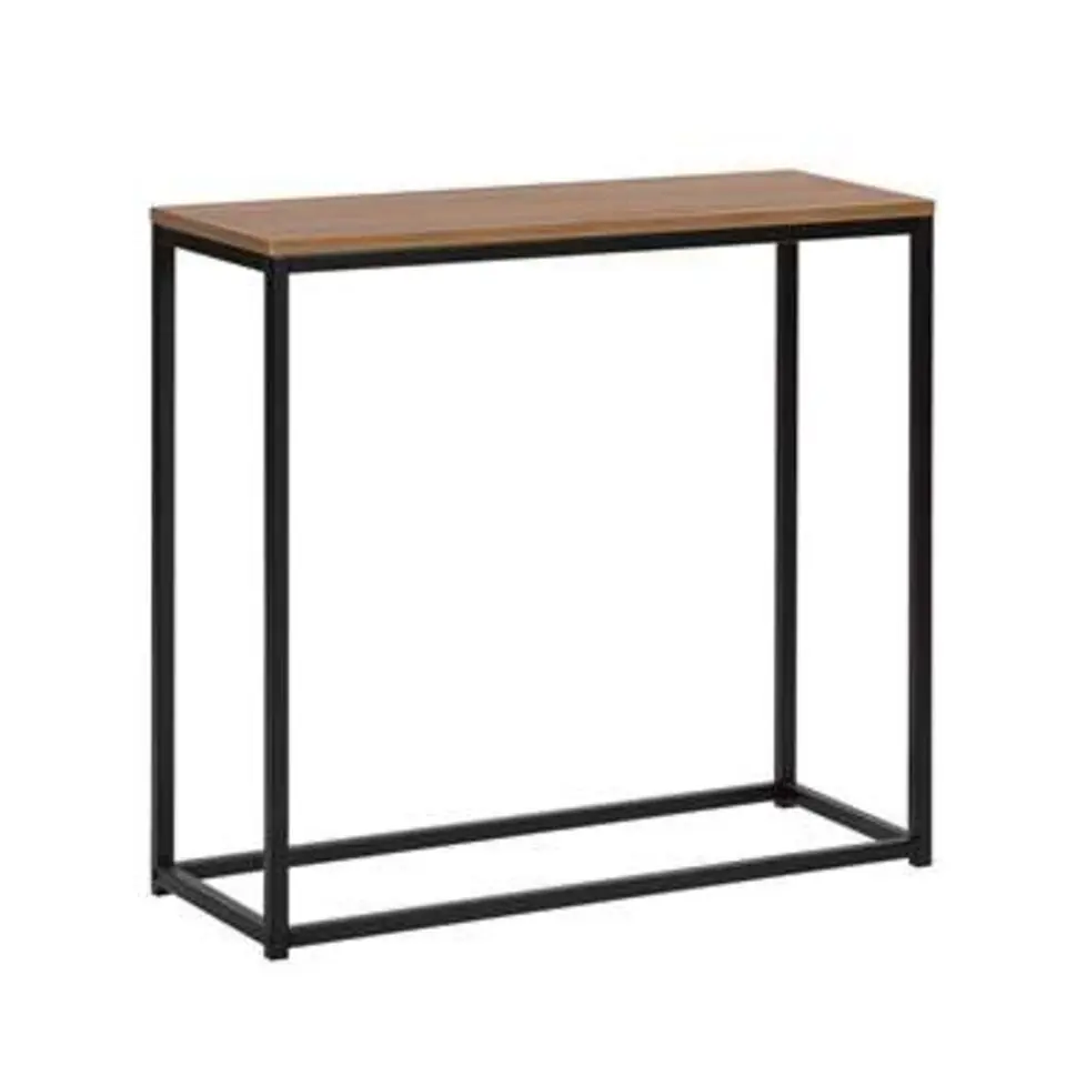 DELANO - Consoletafel - Donkere houtkleur - MDF