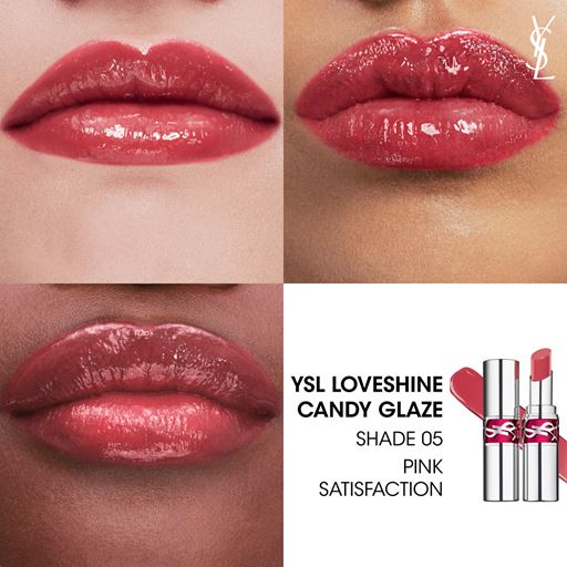 Yves Saint Laurent Loveshine Candy Glaze Lipgloss Stick, 5 Pink Satisfaction