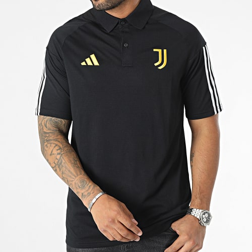 Polo Manches Courtes Juventus HZ5056 Noir