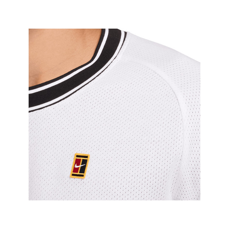 Tee-shirt de tennis Nike Heritage blanc ou noir