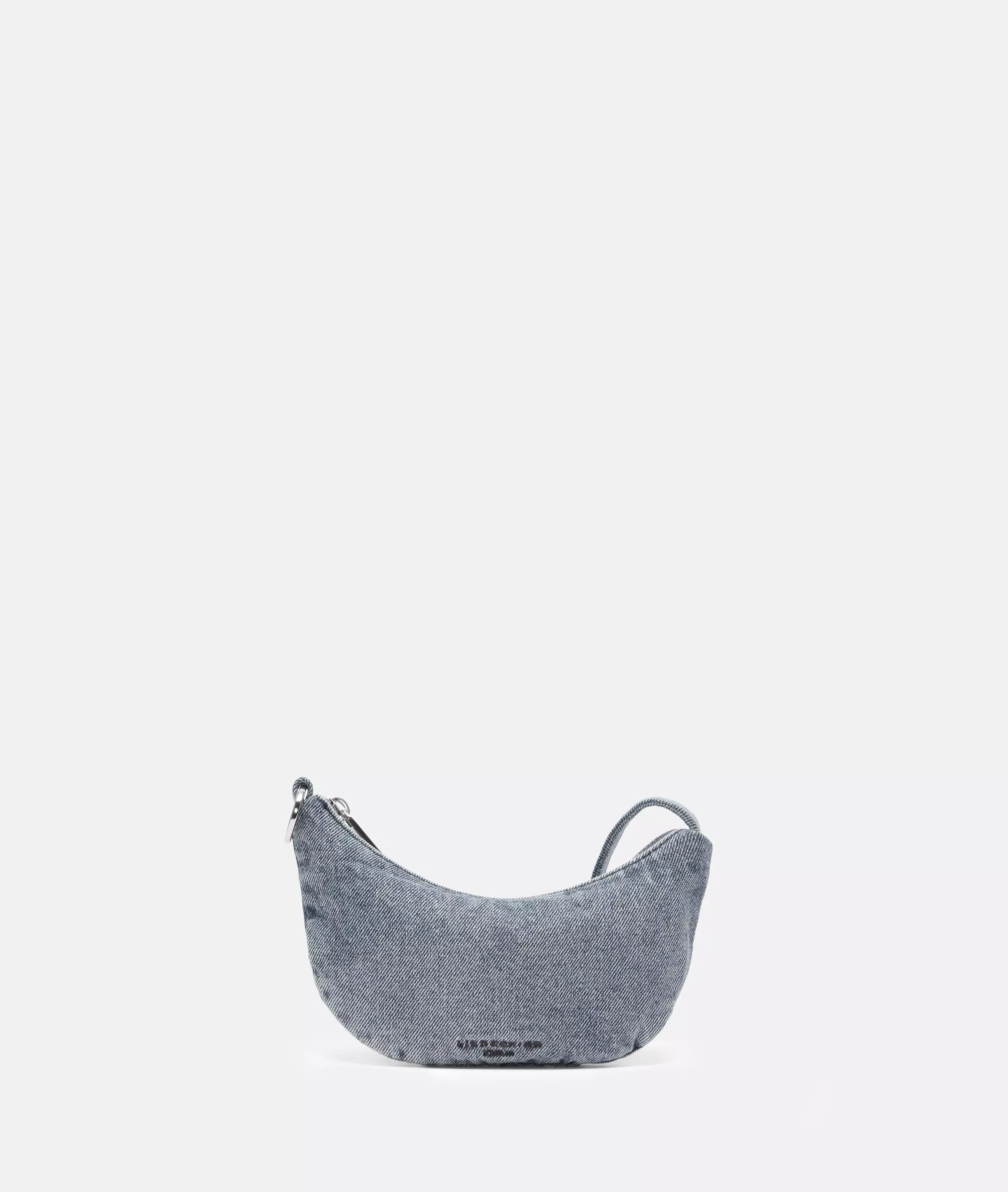 Denim Luna Pendant Denim mini pouch