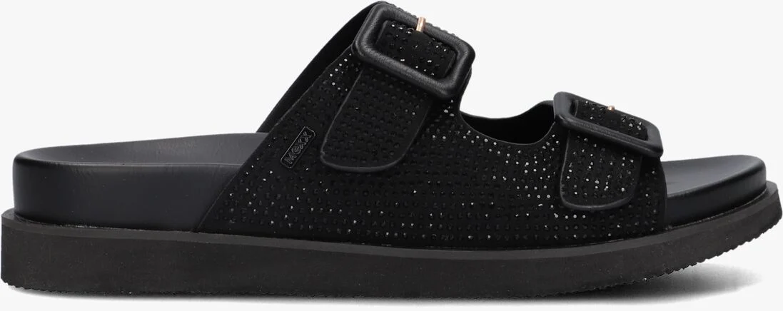 MEXX zwarte mexx slippers noraia