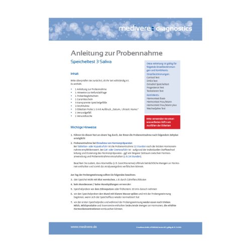 Sunday Natural Products  HormonprofilMann +