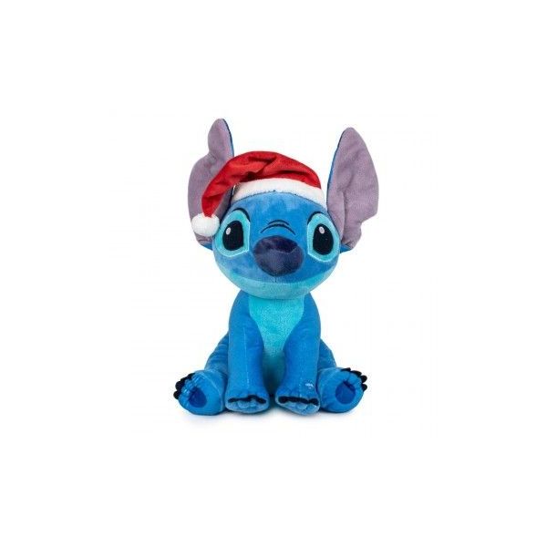 Play By Play Peluche Stitch Natal com Som Disney Soft 26cm